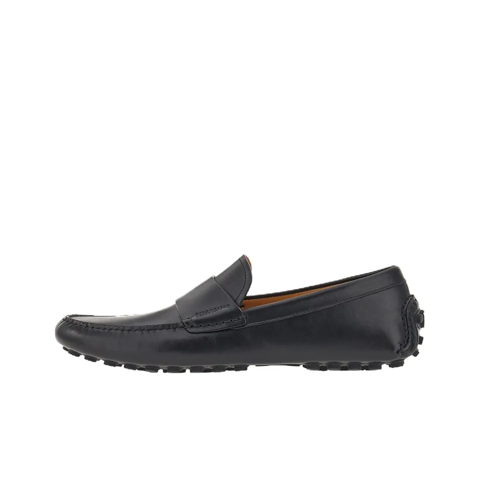 FERRAGAMO Saddle Casual Shoes Men's Black