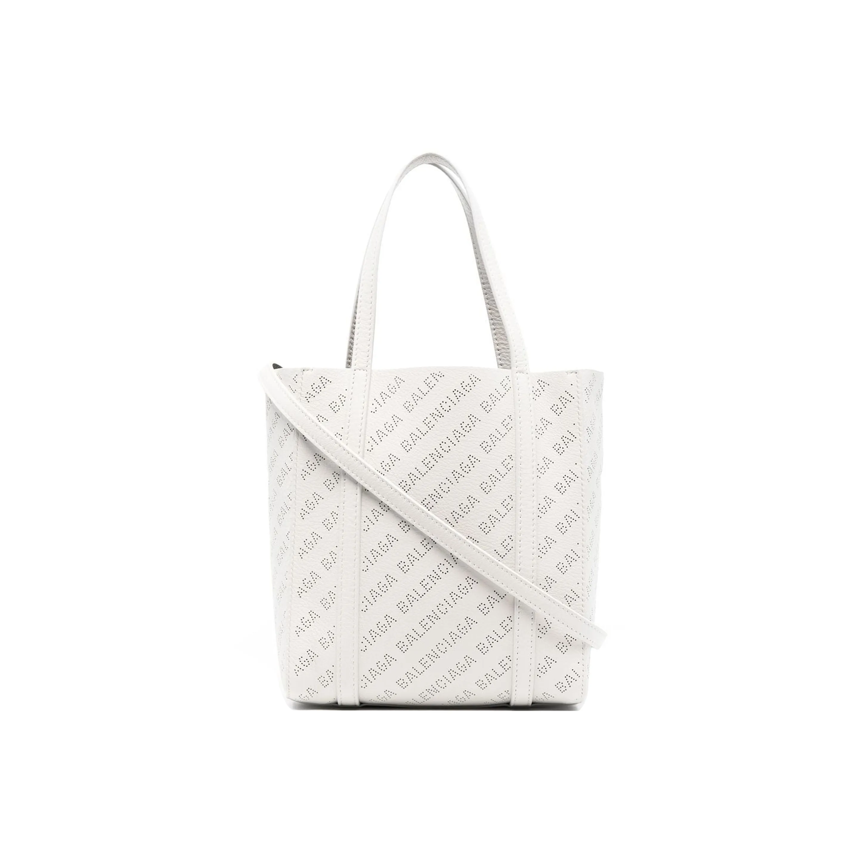 Balenciaga Everyday Leather Shoulder Bag, Crossbody Bag, Handbag Women's White