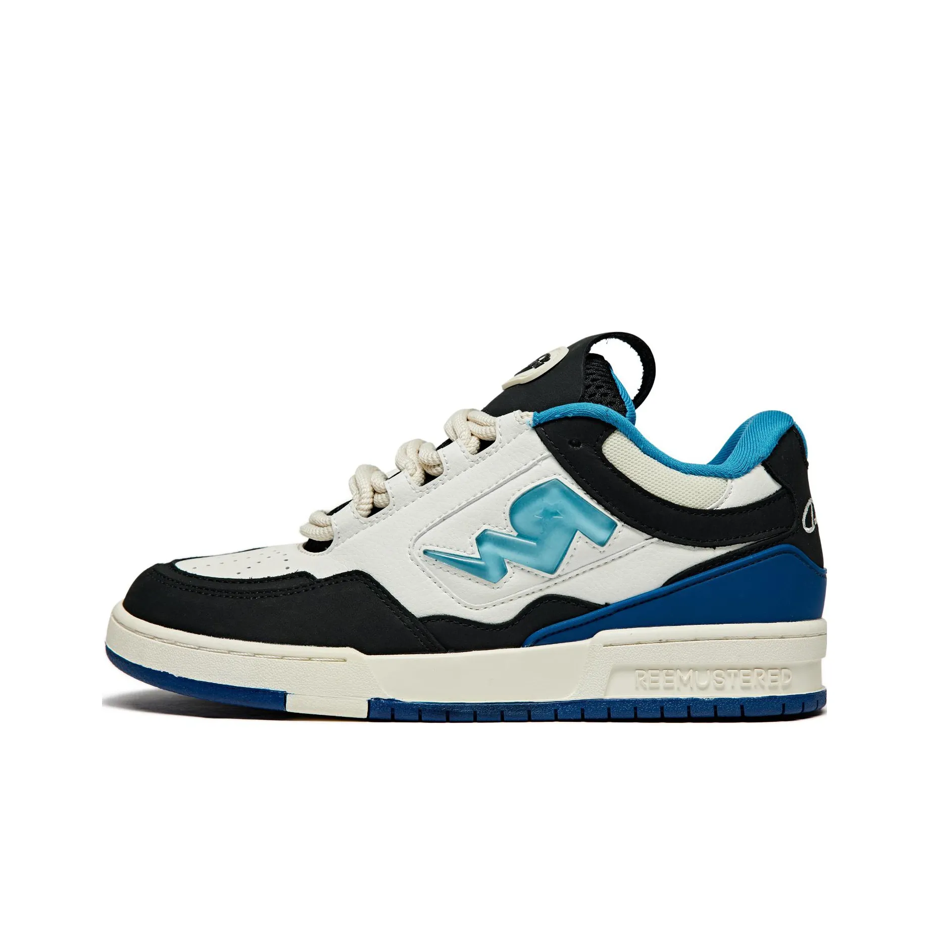 REEMUSTERED Jelly LOGO Abrasion Resistant Breathable Low Top Skateboard Shoes Unisex Black Blue New Version