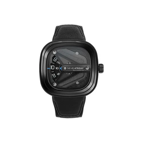 SEVENFRIDAY Автоматический Механический Движение Мужские Часы 47,6мм*47мм*15мм Черный