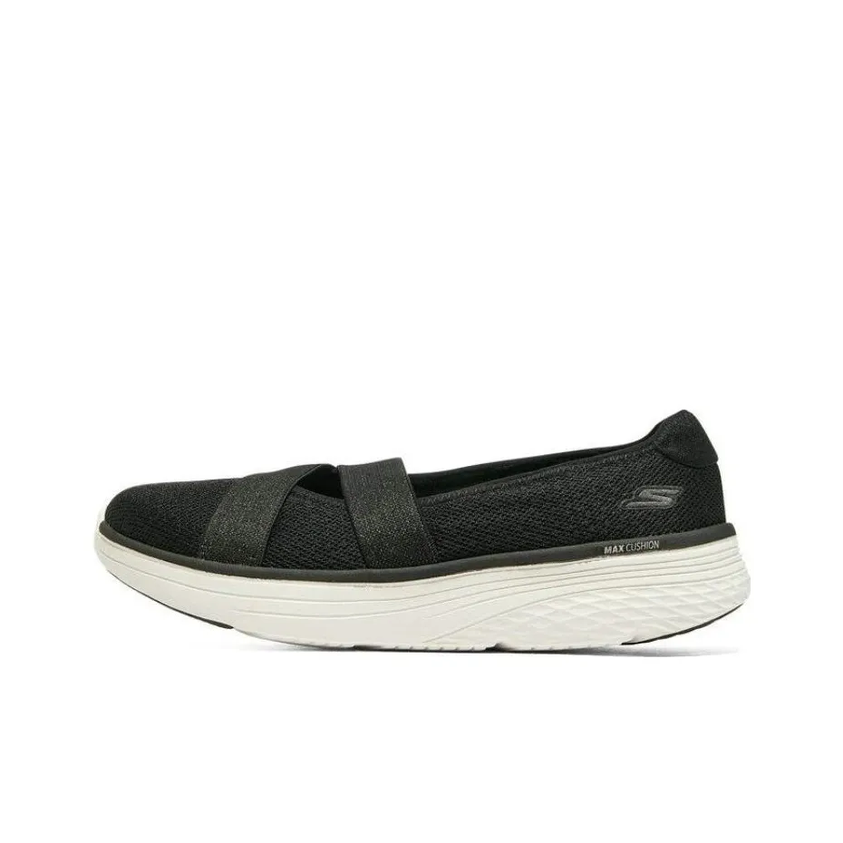 Skechers Max Cushioning Low Top Sports Casual Shoes Women's Black