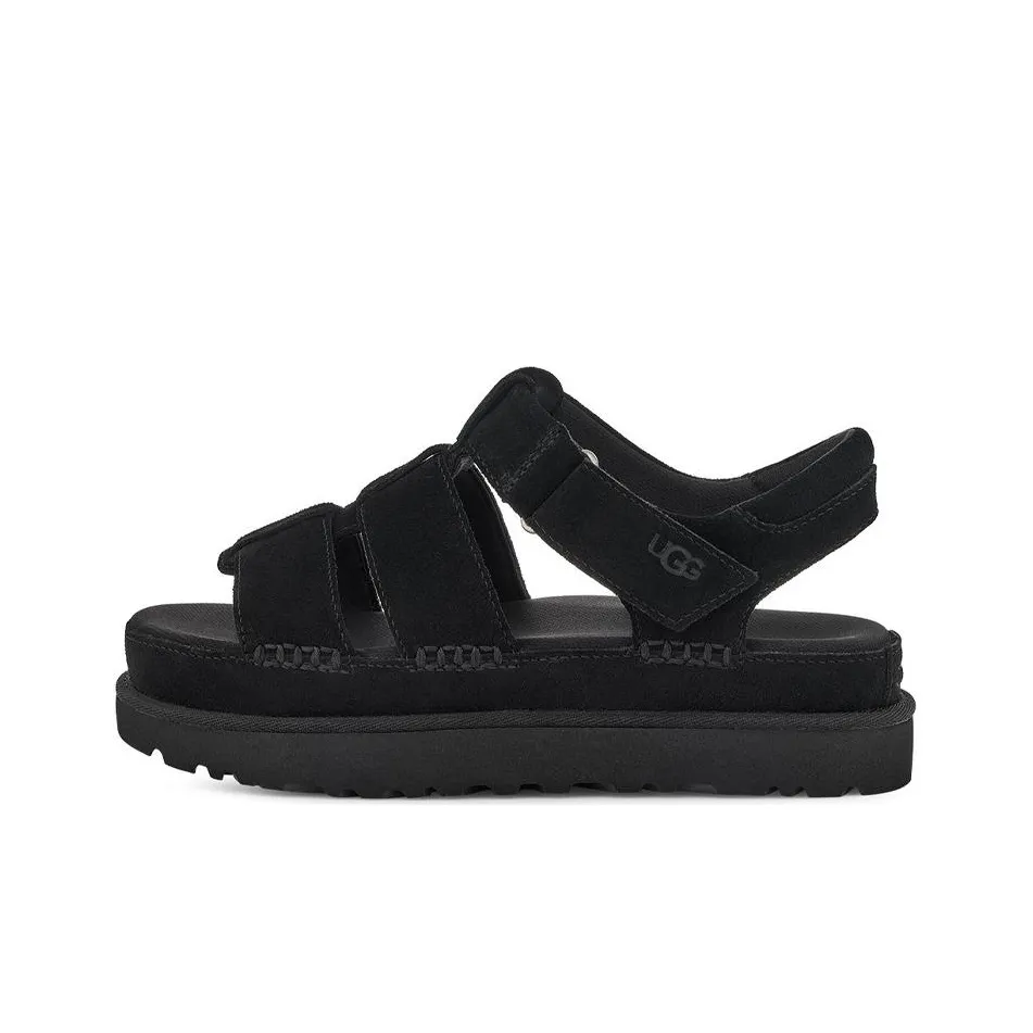 UGG Goldenstar Strap Platform Sandal Black Women's