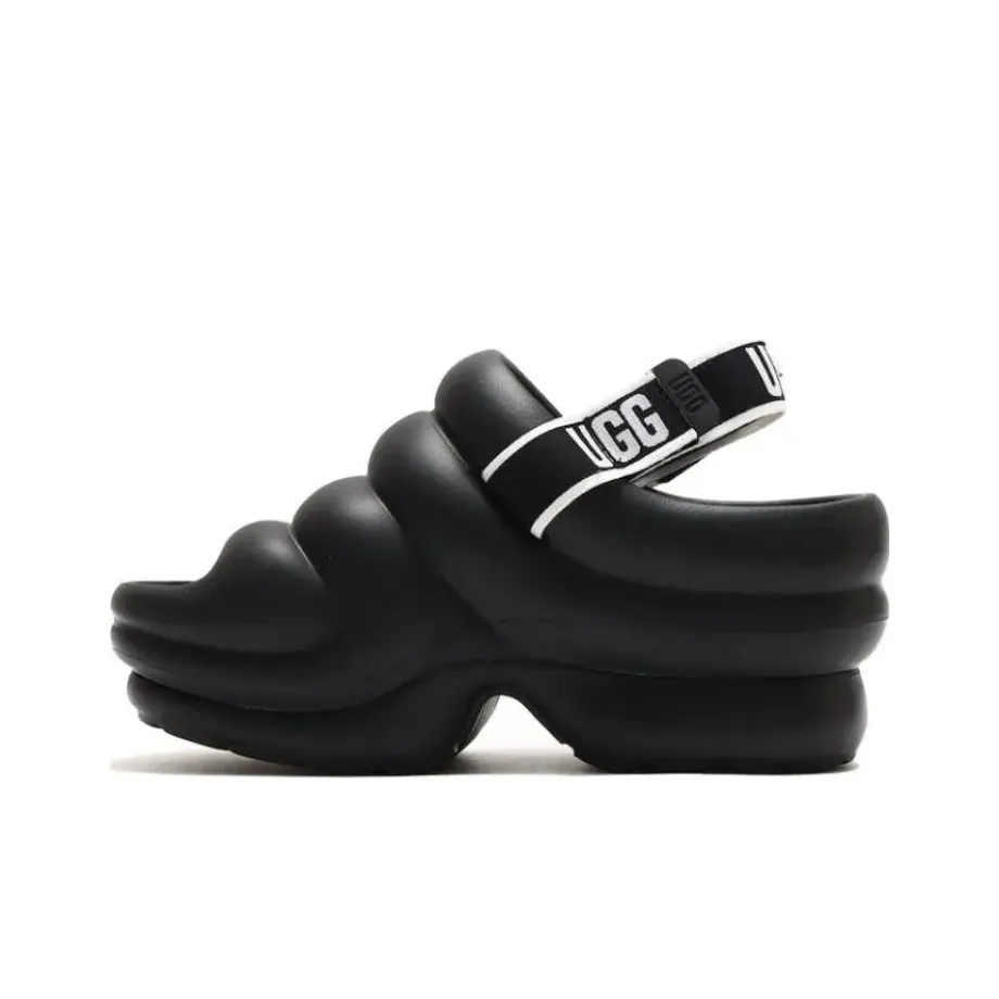 Atmos Pink x UGG Стильные Сандалии Женские Черные