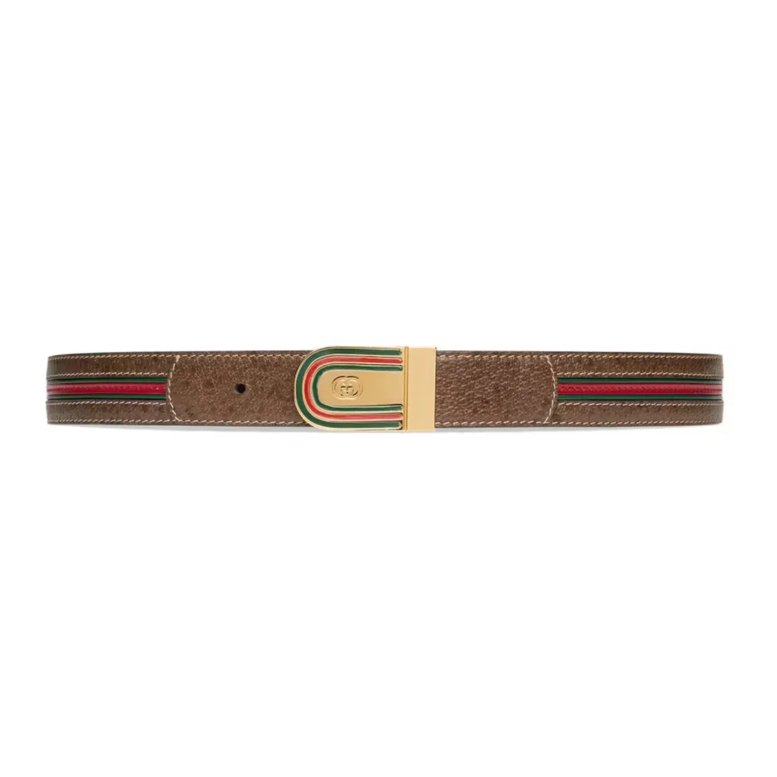 GUCCI Interlocking G Buckled Belt