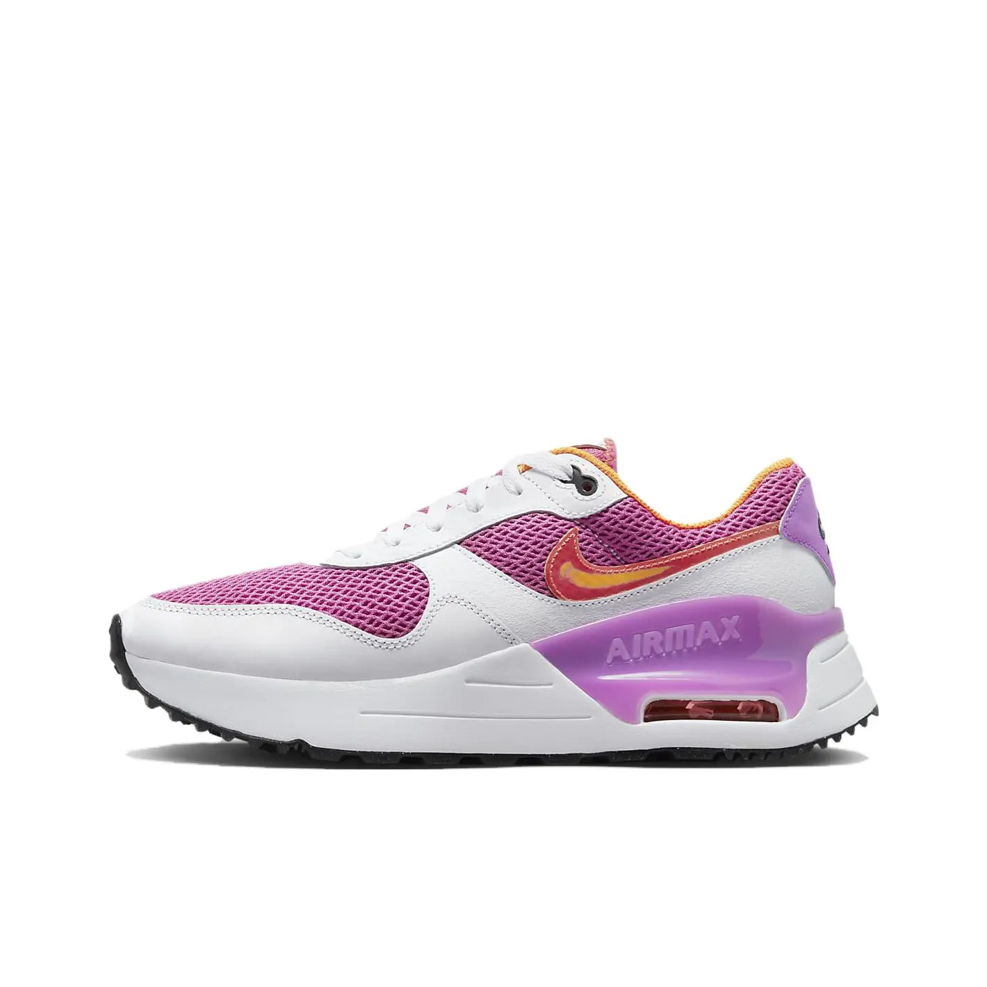 Nike Air Max SYSTM Low Топ Спортивная Повседневная Обувь Женская Розовая Белая