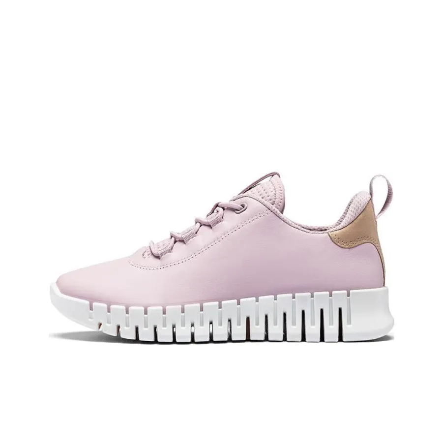 Ecco Smart Series Low Top Sports Casual Shoes Women's Ice Purple Pink