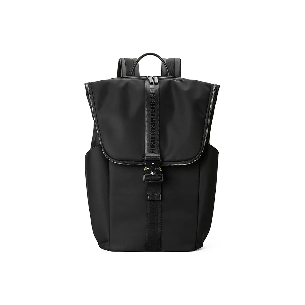 PIERRE CARDIN Nylon Backpack Tubas Men's Black