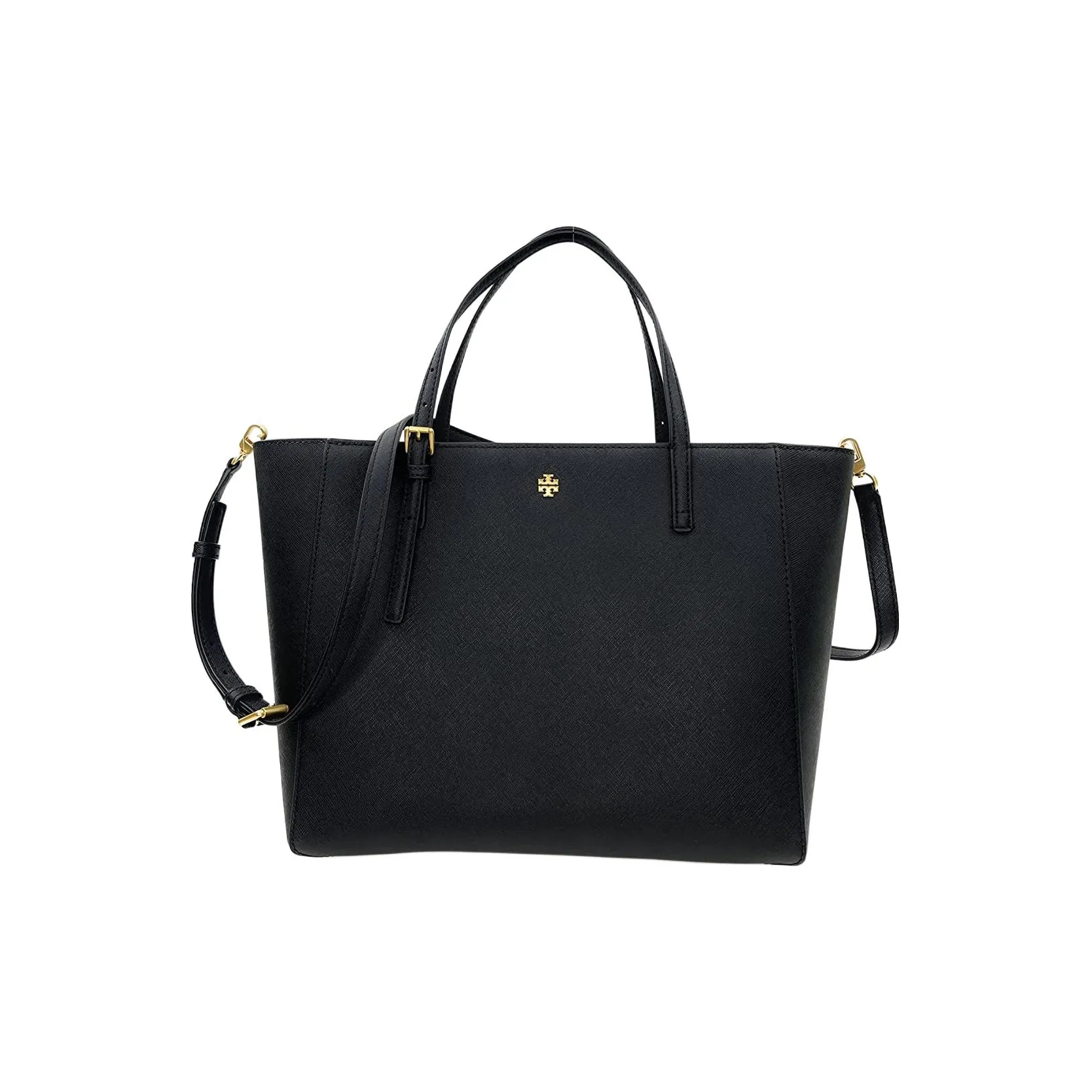 TORY BURCH Кожа Тоут Сумка Сумка для покупок Сумка Сумка через плечо Стандартная Женская Черная