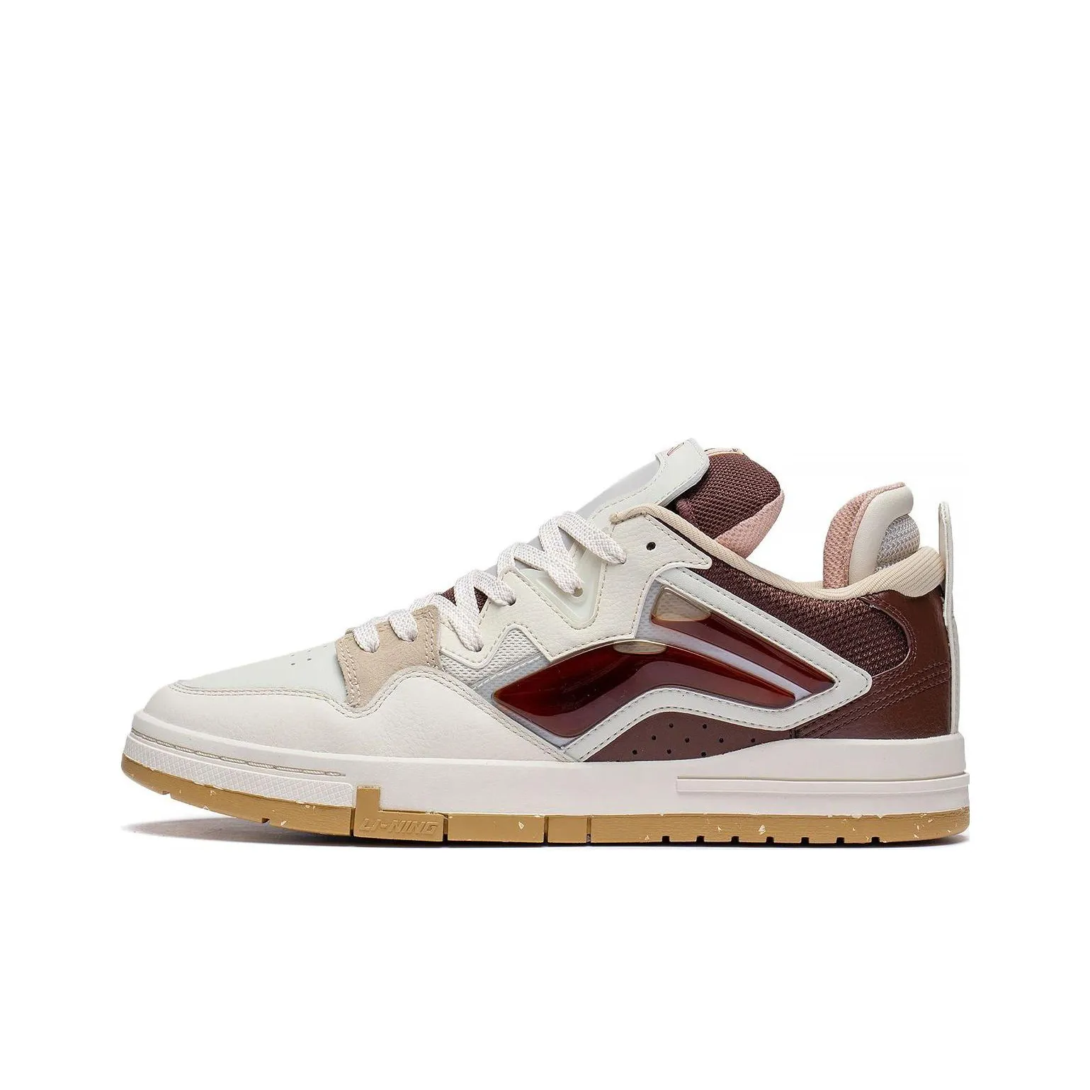 LINING Wei Wu PRO Skateboard Shoes Men Low Top White/Gray/Umbra