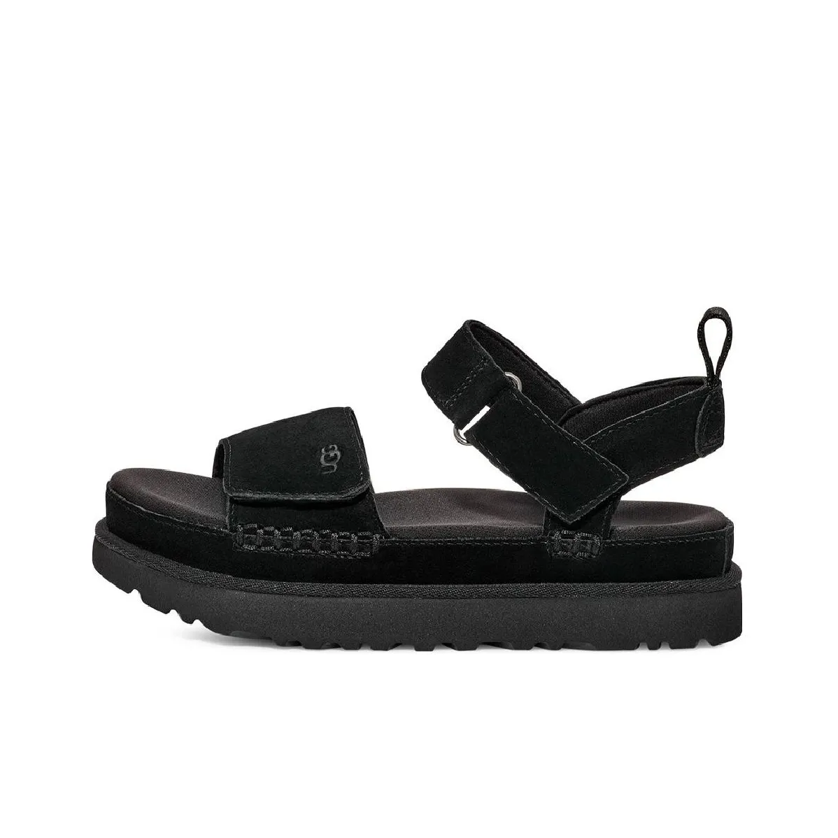 UGG Goldenstar Platform Sandal Black Women's