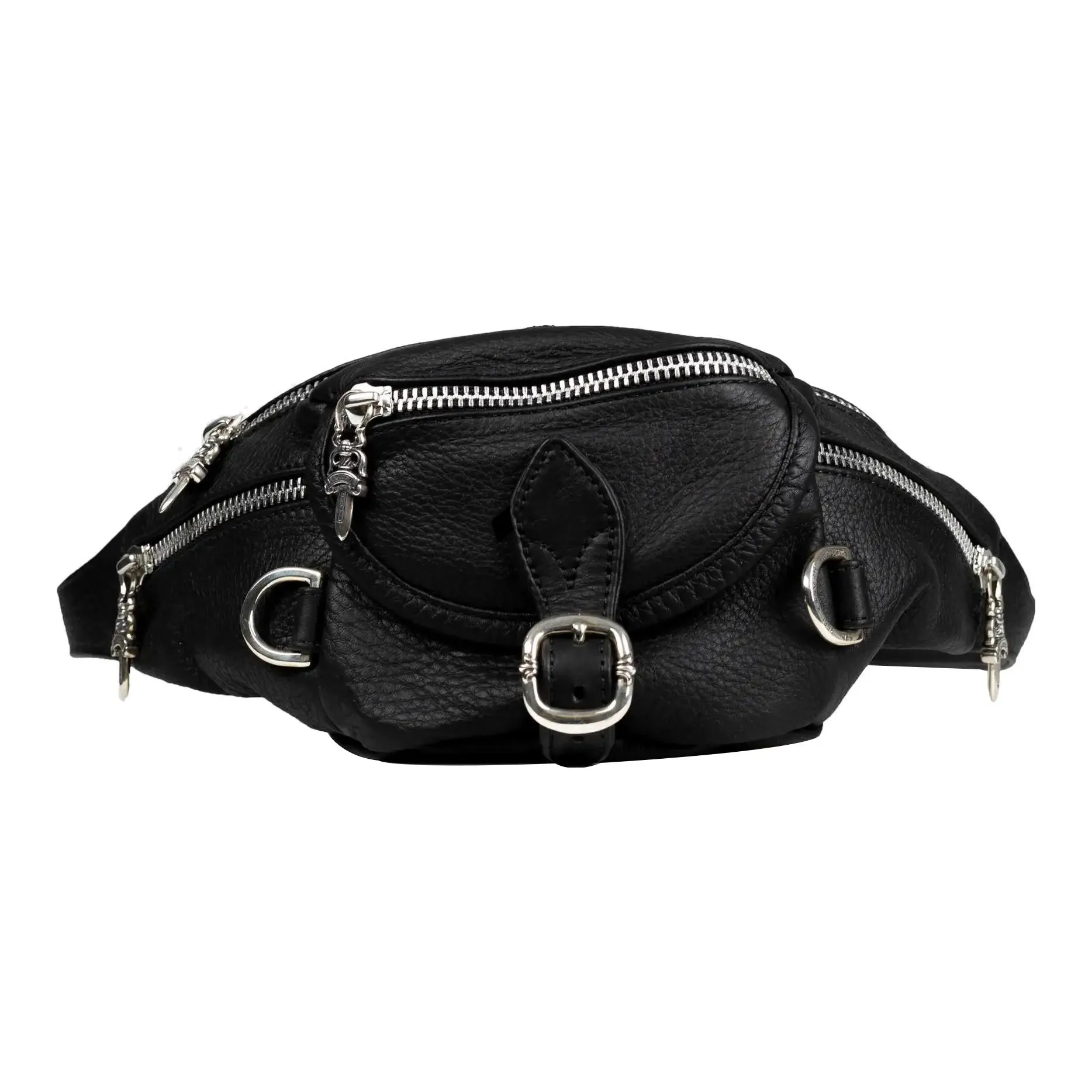 Chrome Hearts Leather Fanny Pack Mini Women's Black