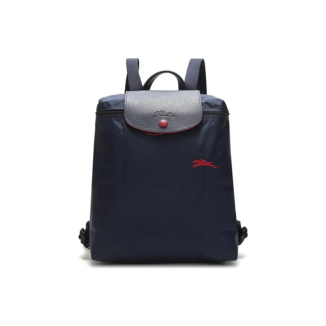 LONGCHAMP Le Pliage Club Canvas Backpack Regular Women's Navy