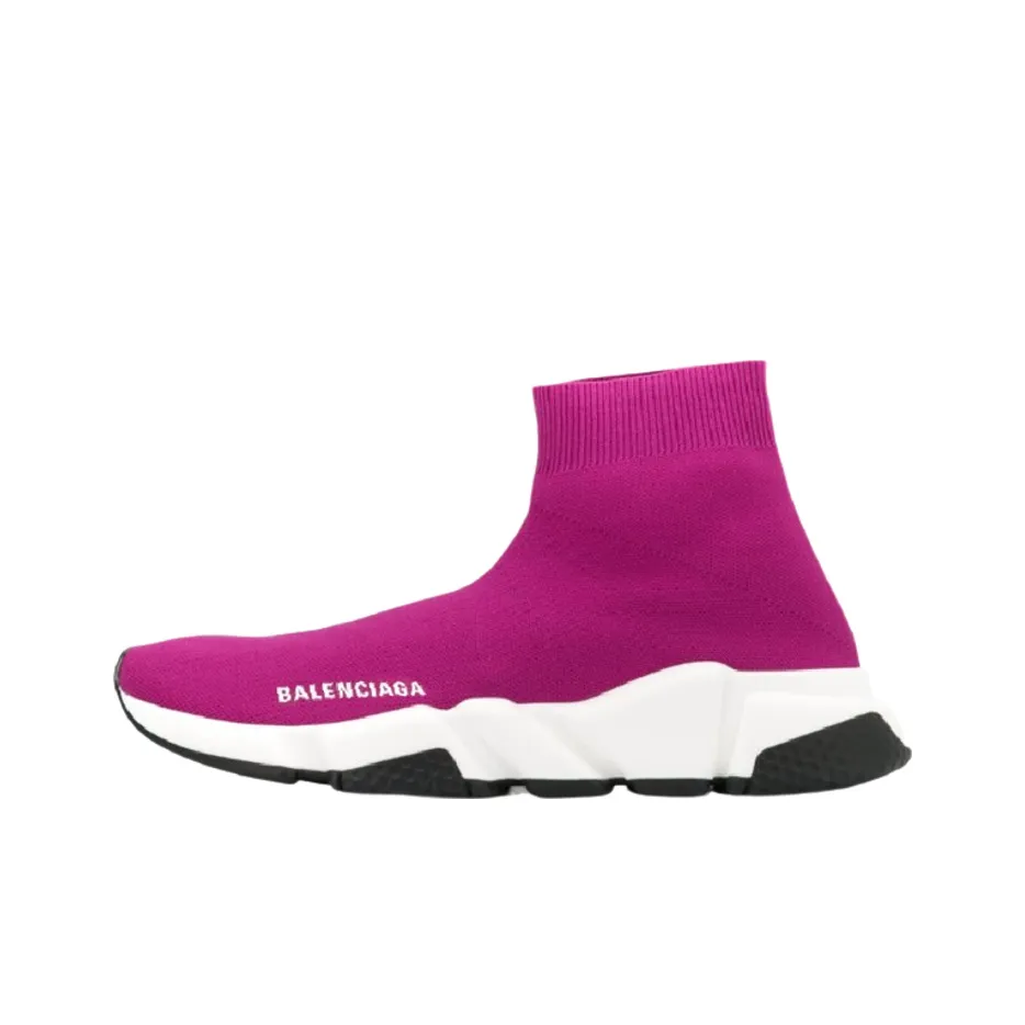 Balenciaga Speed High Топ Повседневная обувь Женская Фиолетовая
