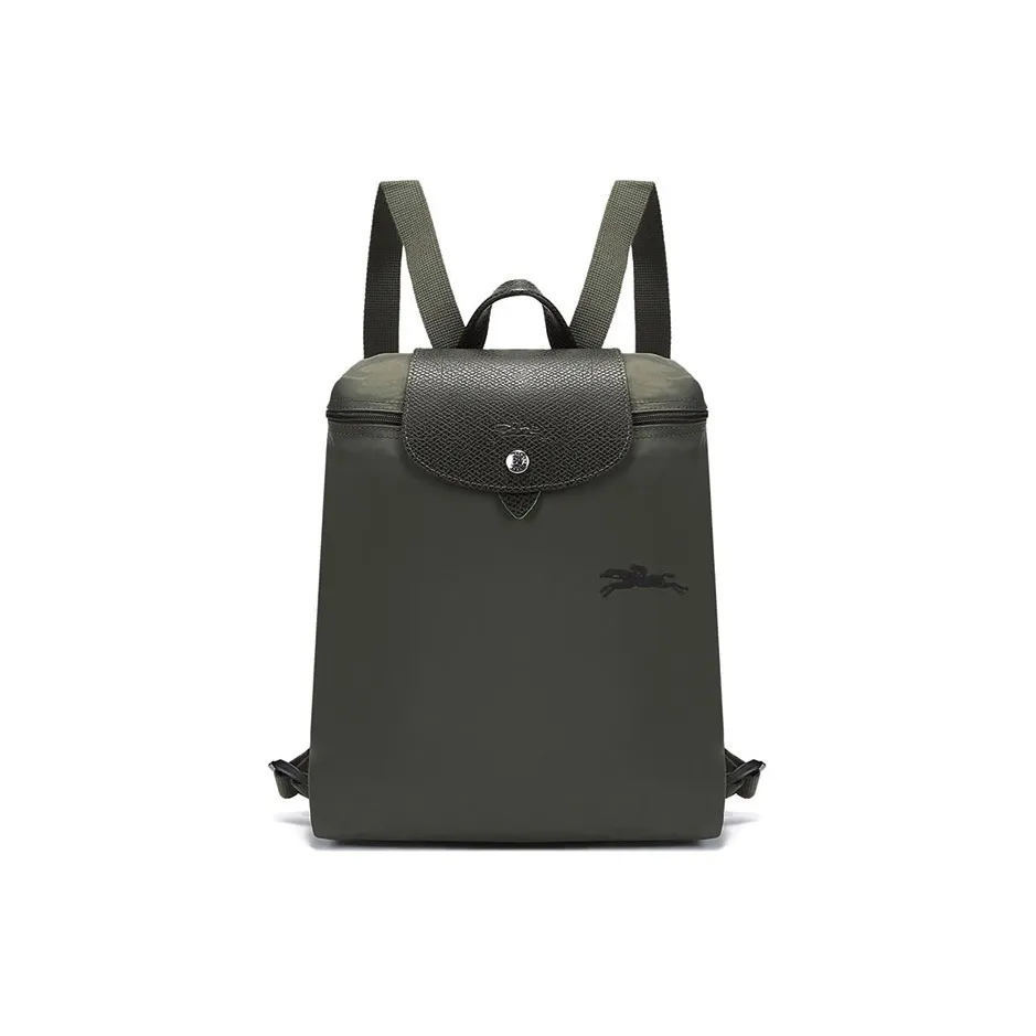 LONGCHAMP Le Pliage Green Recycled Canvas Backpack Regular Women's Forest Color
