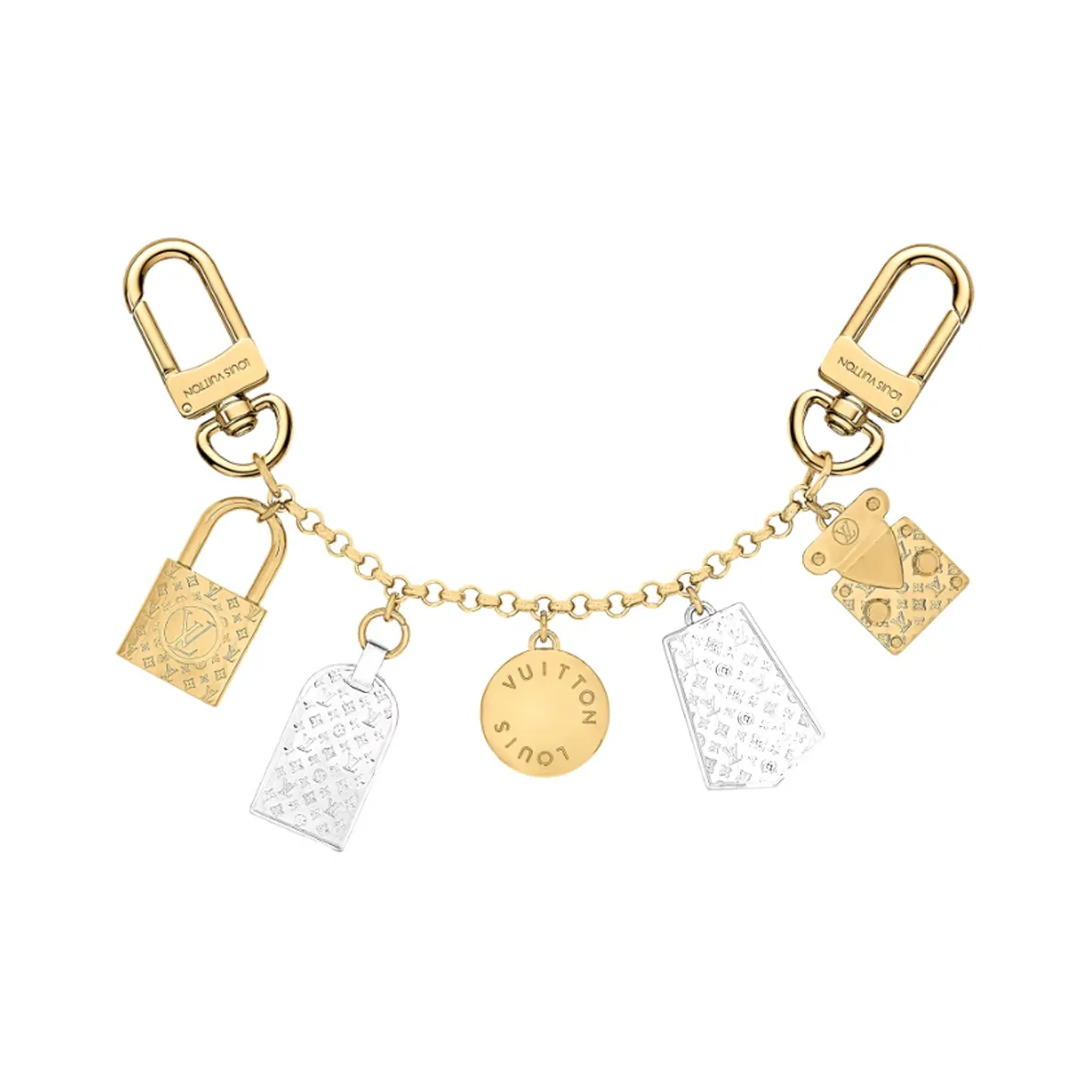 LOUIS VUITTON Chaine Nanogram Icons Bag Charm And Chain