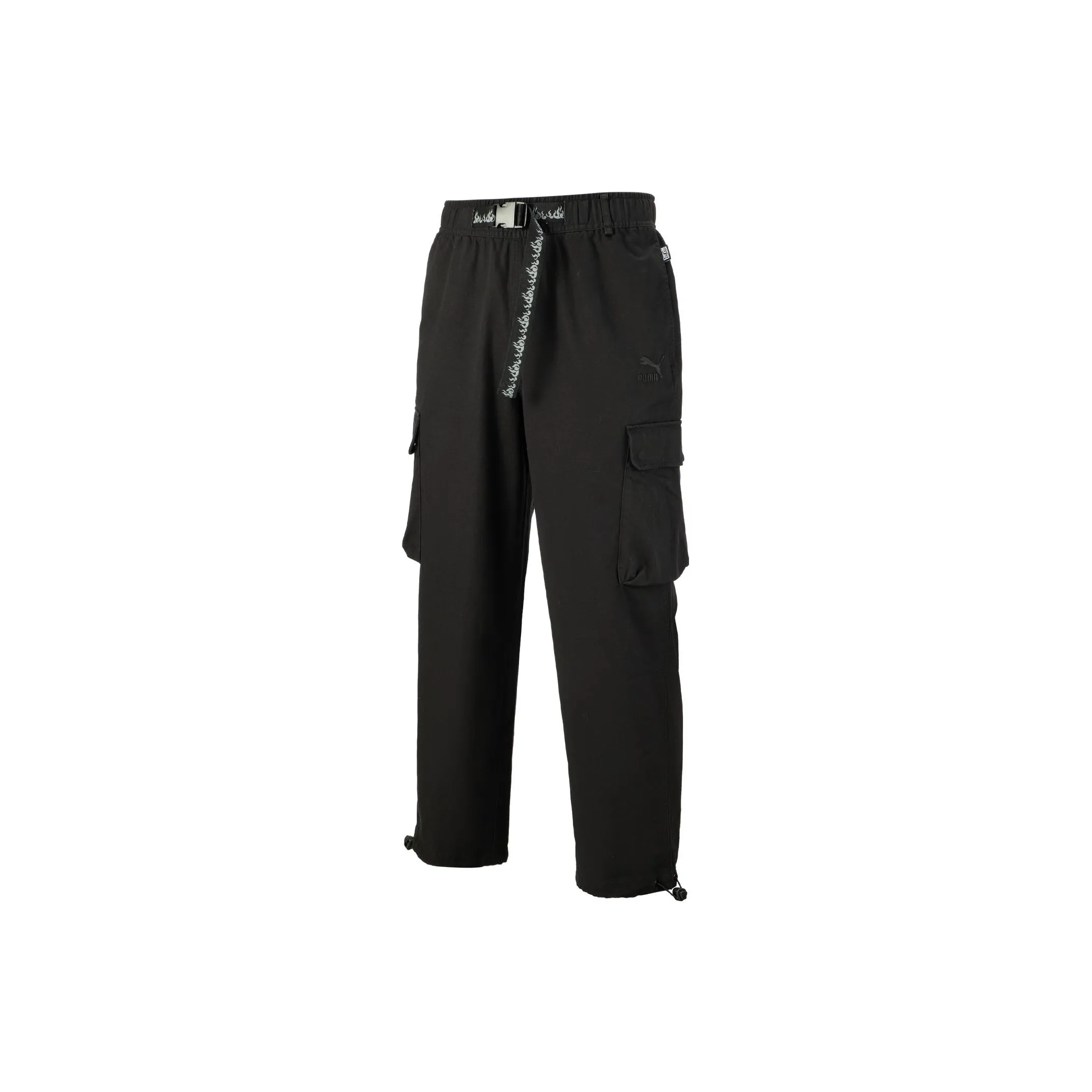 PUMA Humming 3,SS23 Chinese Culture Tribute Series Casual Pants Men Black