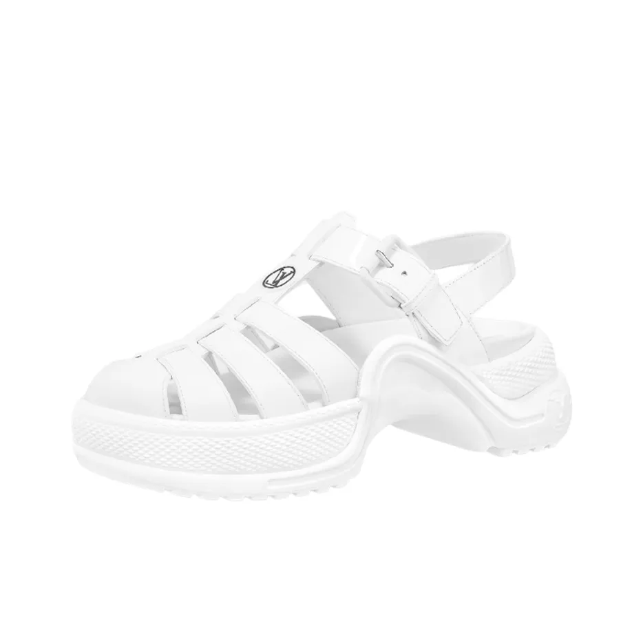 LOUIS VUITTON Archlight Roman Sandals Women's White