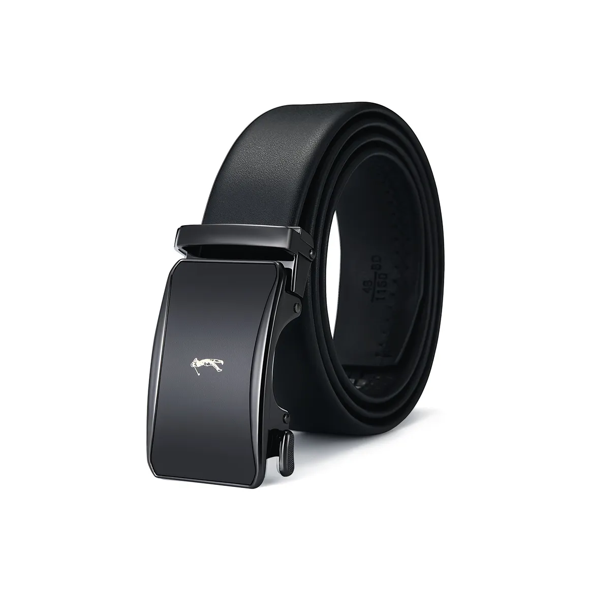 GOLF Top Grain Cow Leather Genuine Leather Belt Men's Width  3.5cm