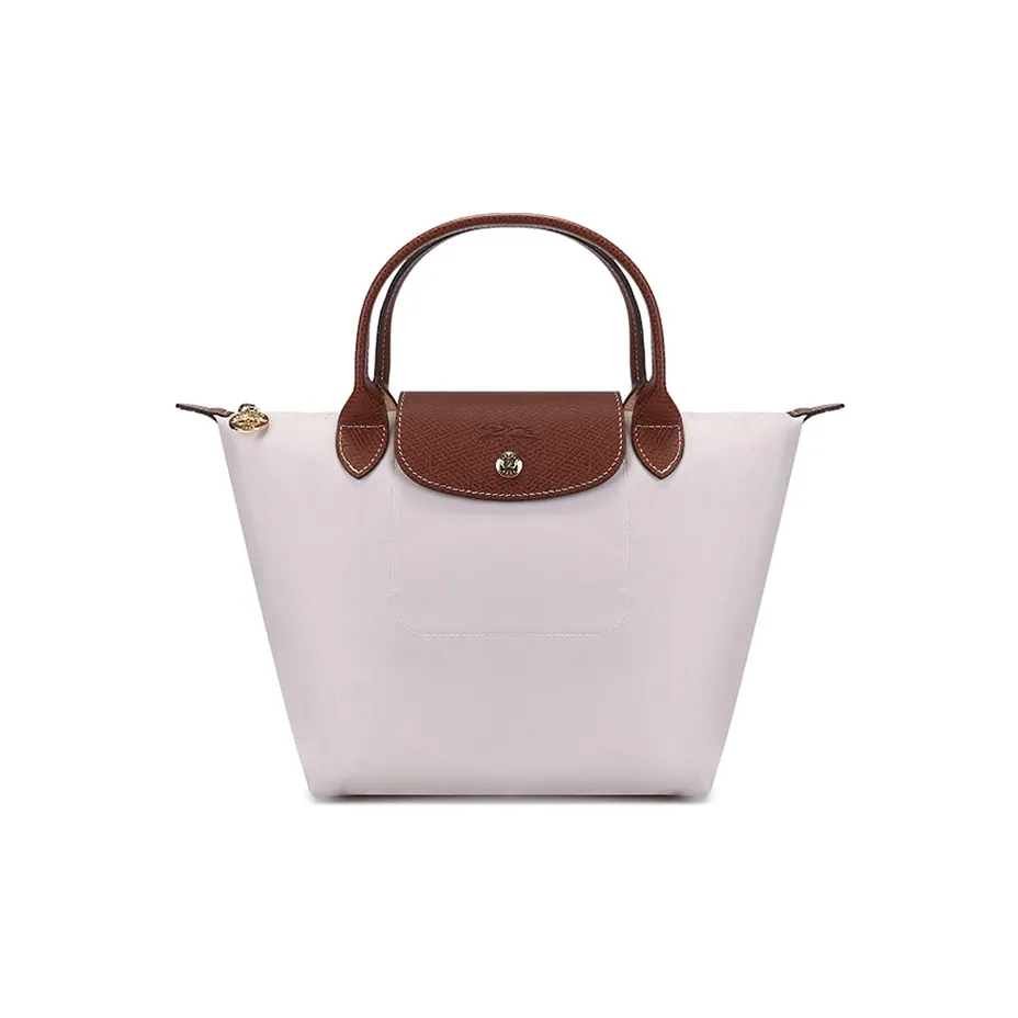 LONGCHAMP Le Pliage Холст с кожей Сумка-пельмень Сумка Маленькая Женская Бумага Цвет