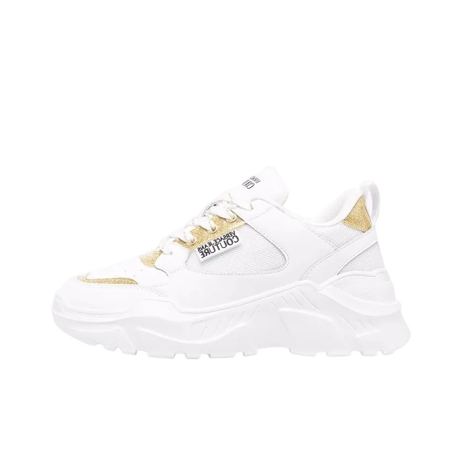 VERSACE JEANS Couture Low Top Sports Casual Shoes Women's White