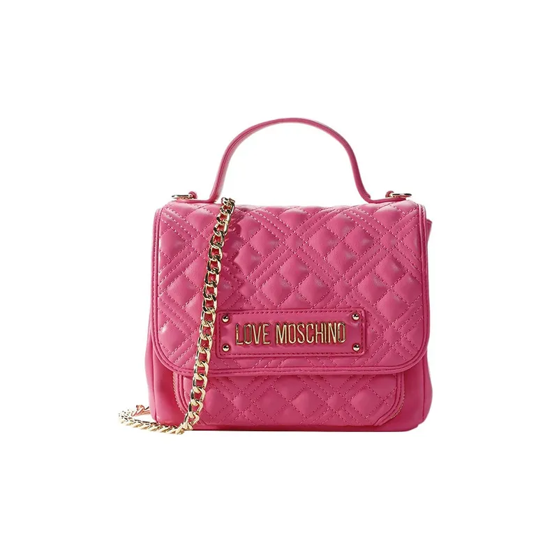 LOVE MOSCHINO Полиуретан Сумка через плечо Сумка Маленькая Женская Розовая