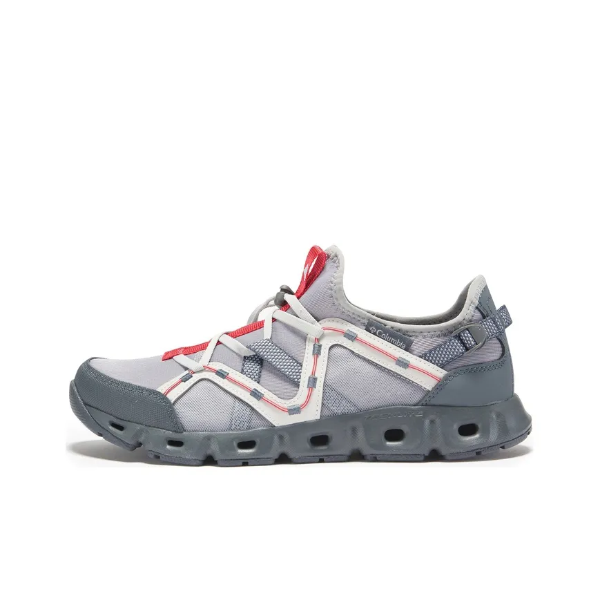 Columbia Shock Absorbers With Slip Resistant And Abrasion Resistant Properties Low Top Outdoor Shoes Men's Gray