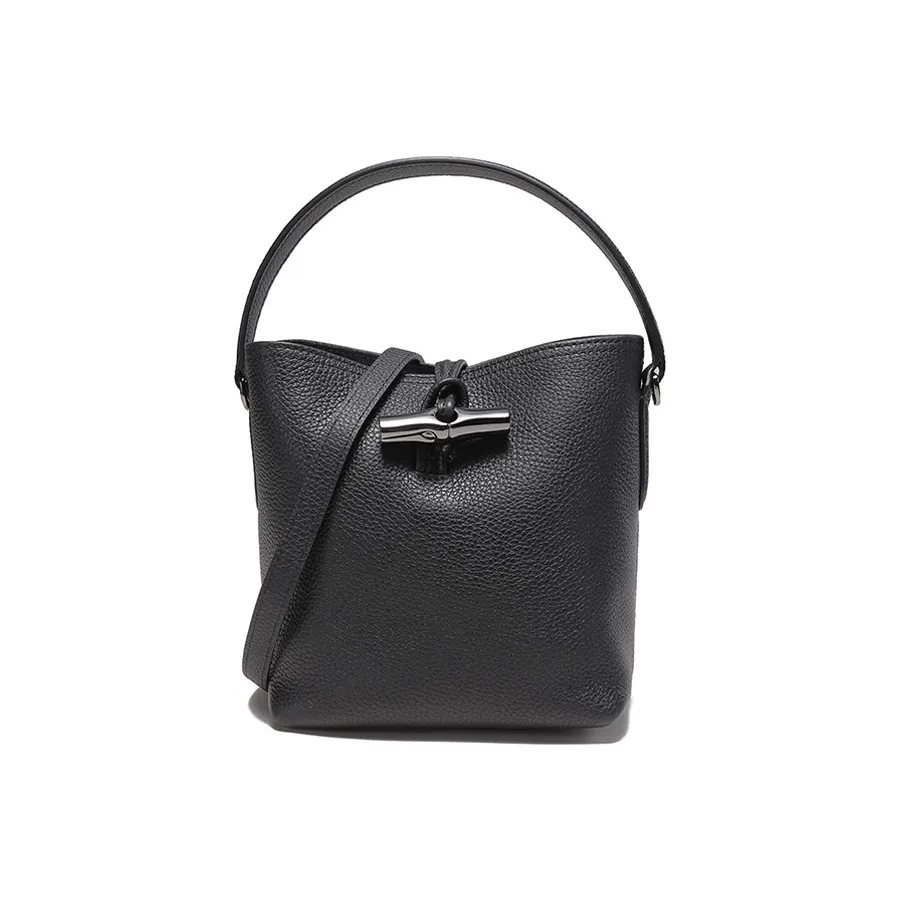 LONGCHAMP Roseau Essential Leather Bucket Bag