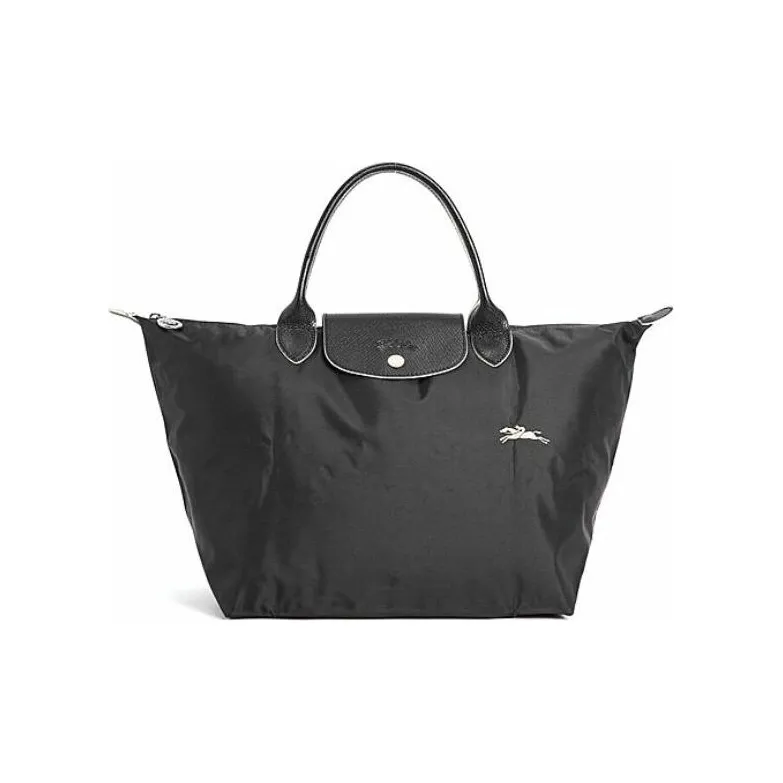 LONGCHAMP Le Pliage Fabric Travel Bag Handbag Dumpling Bag Shoulder Bag Regular Women's Black