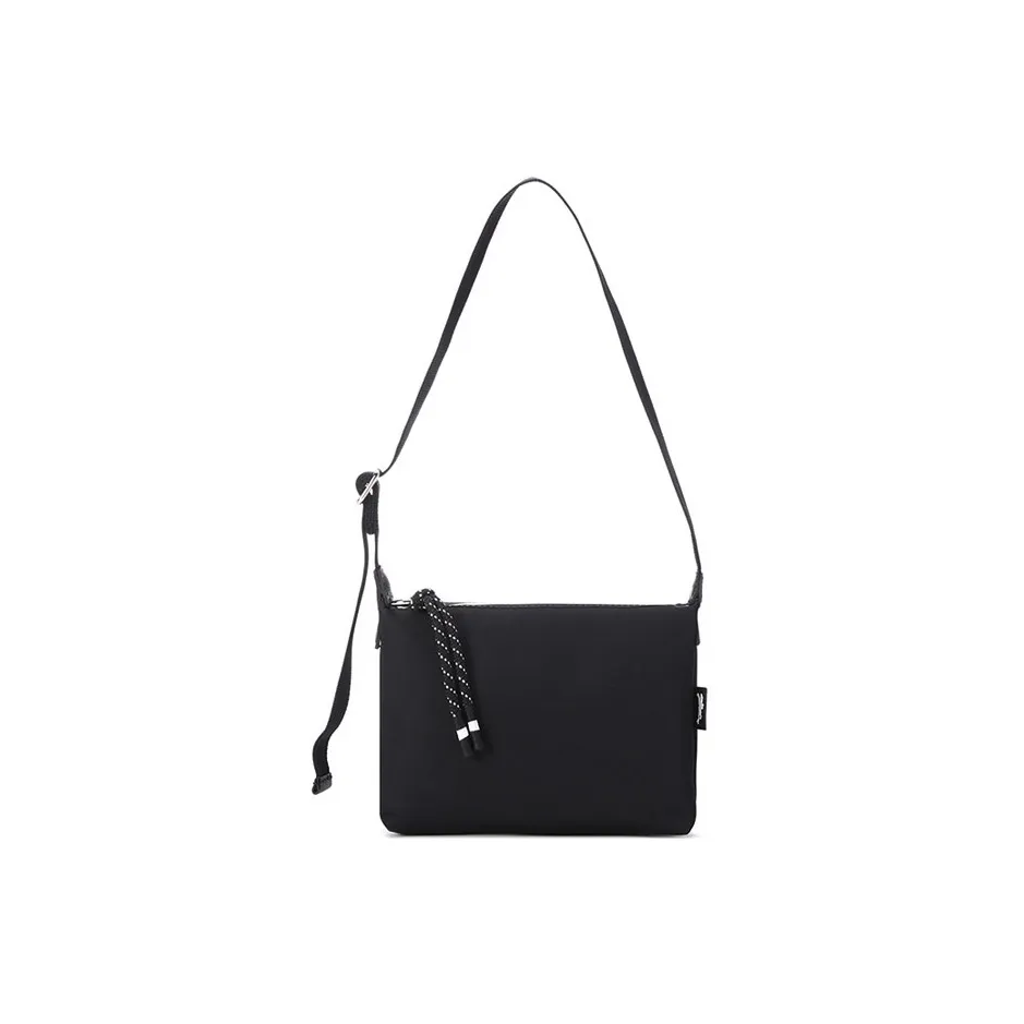 LONGCHAMP Le Pliage Energy Canvas With Large Cow Leather Shoulder Bag Women's Black