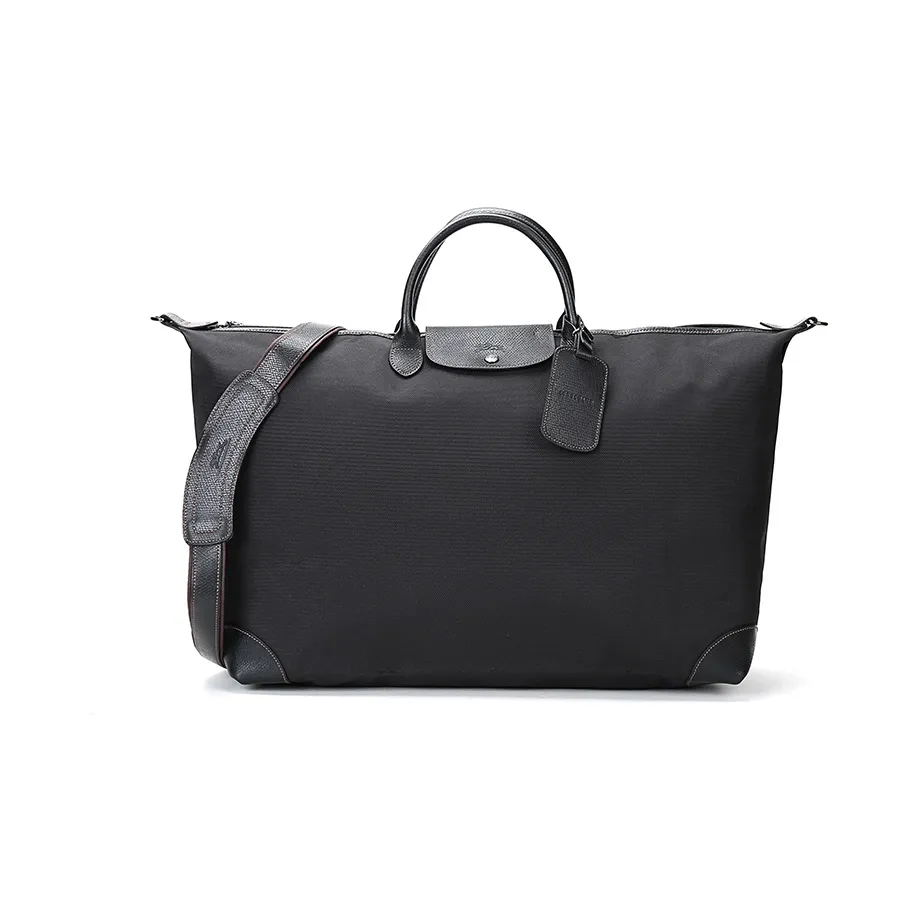 LONGCHAMP Boxford Fabric Portable Shoulder Bag, Travel Bag Unisex Black