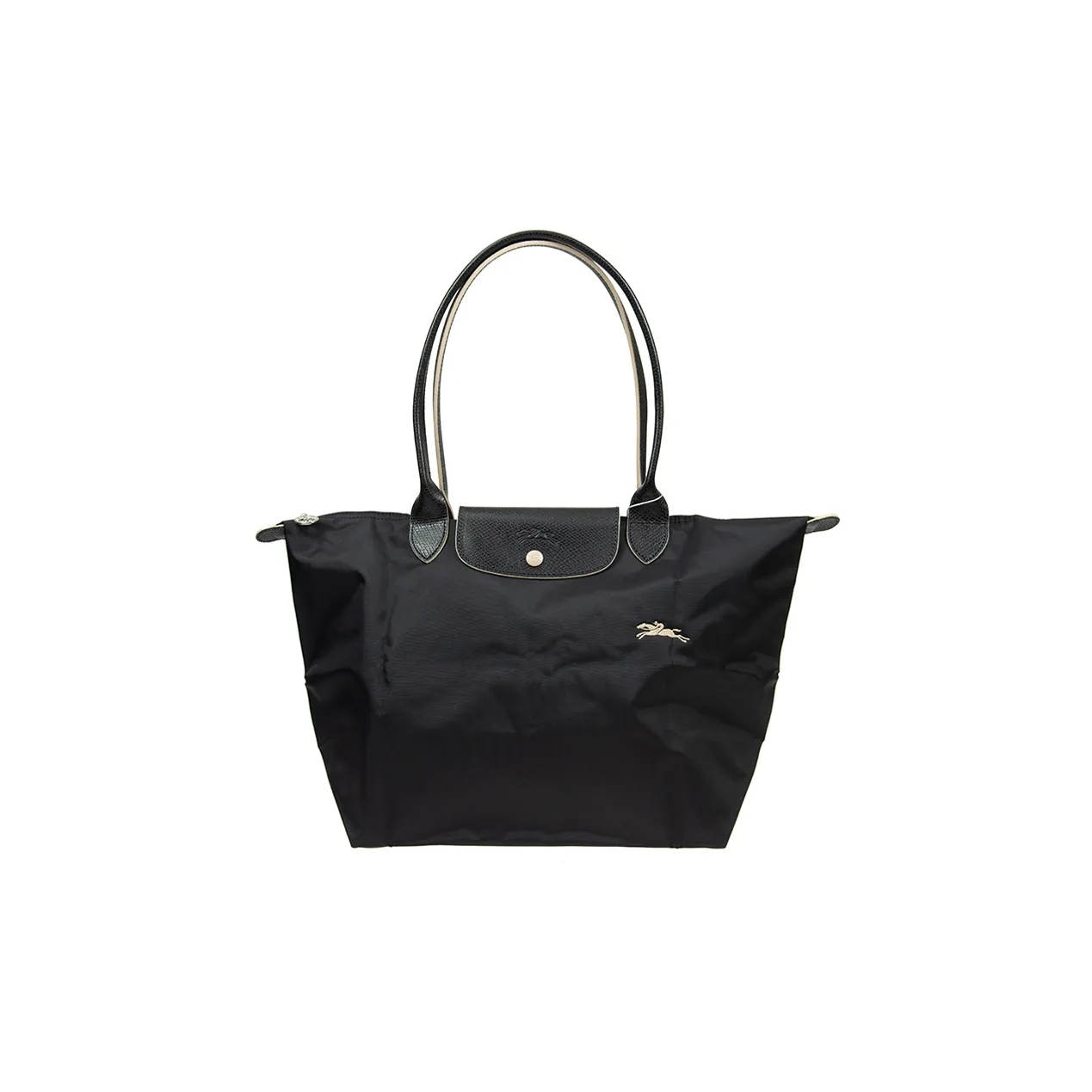 LONGCHAMP Le Pliage Club Canvas Bag Dumpling Bag Tote Bag Shopping Bag Shoulder Bag Handbag Large Size Women's Black