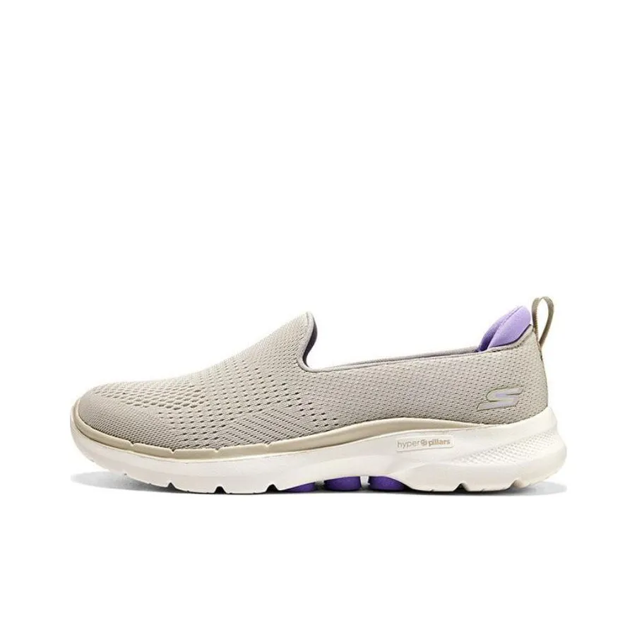 Skechers Go Walk 6 Slip In Fabulous View 'Taupe Lavender' Women's