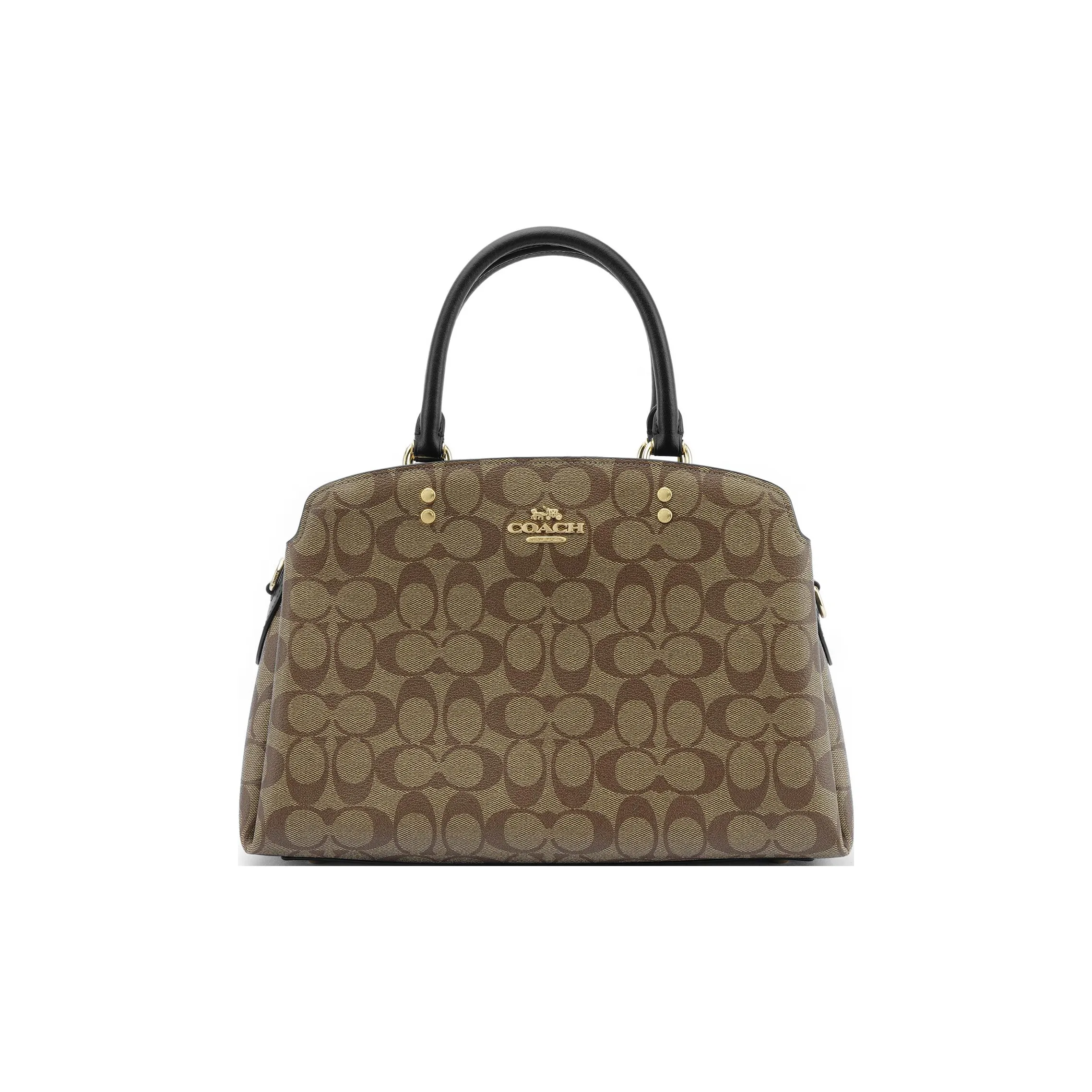 COACH Lillie Carryall Signature Canvas Brown