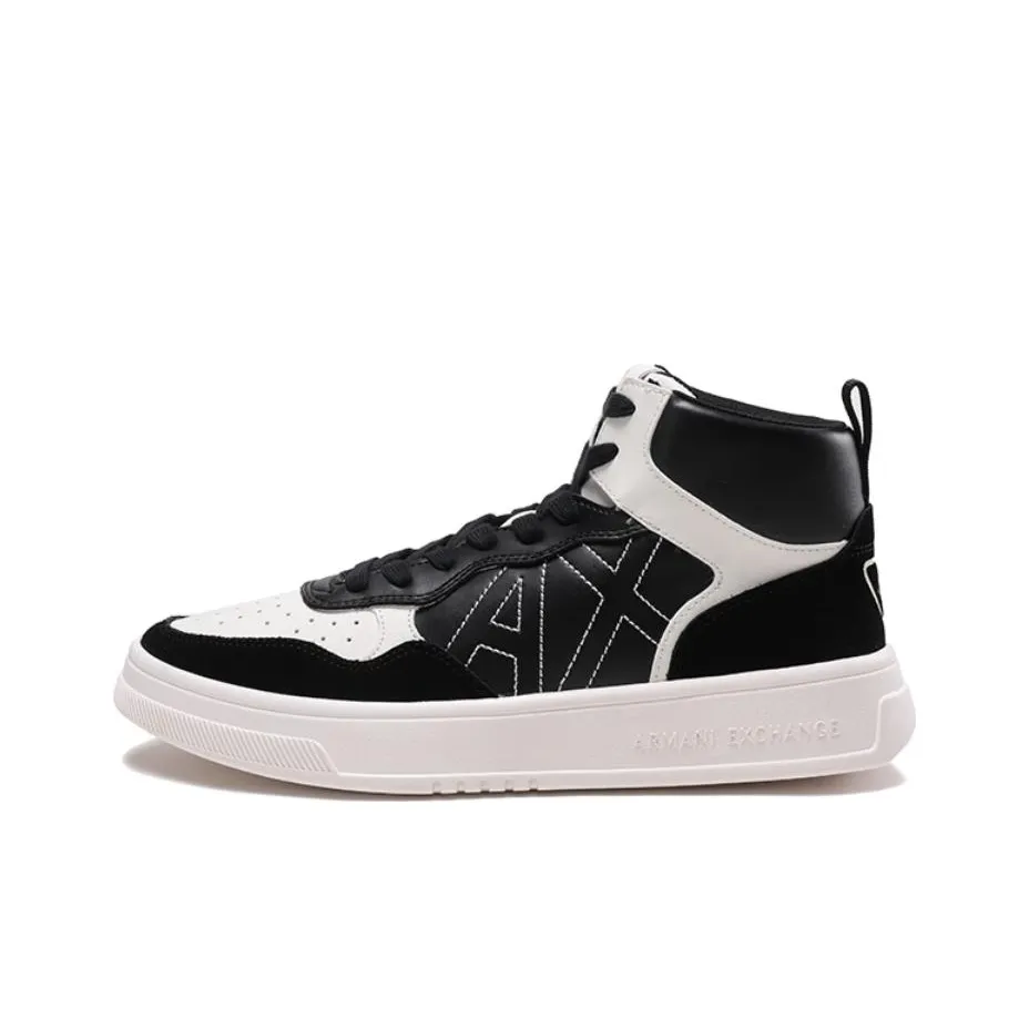 ARMANI EXCHANGE Two-tone High-top Sneakers