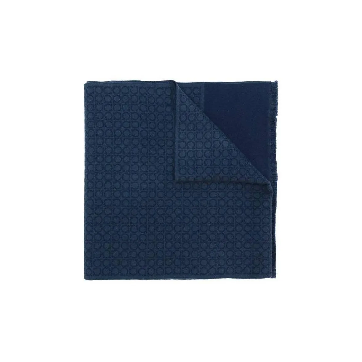 Ferragamo Шерсть Вязаные Шарфы Синий Мужской