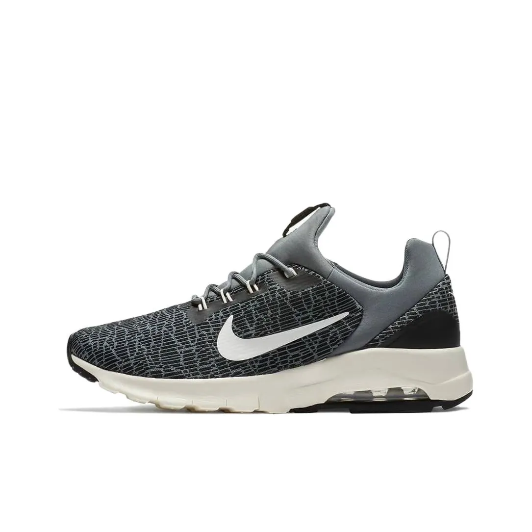 Nike Air Max Motion Racer Cushioning Slip Resistant Low Top Casual Shoes Women's Gray White