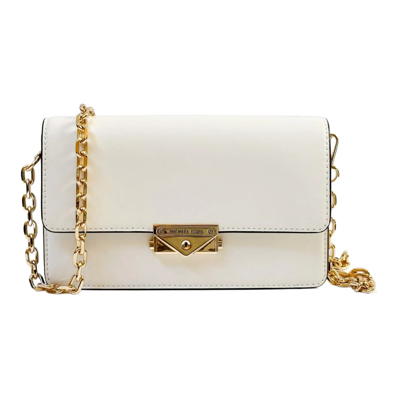 MICHAEL KORS Cece Кожа Сумка через плечо Средняя Женская Белая