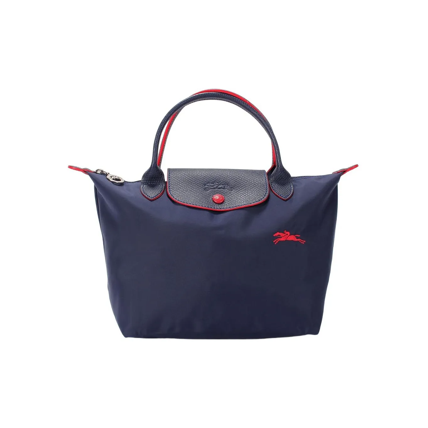 LONGCHAMP Le Pliage Club Canvas Bag, Dumpling Bag, Tote Bag, Shopping Bag, Handbag Trumpets Women's Marine Blue