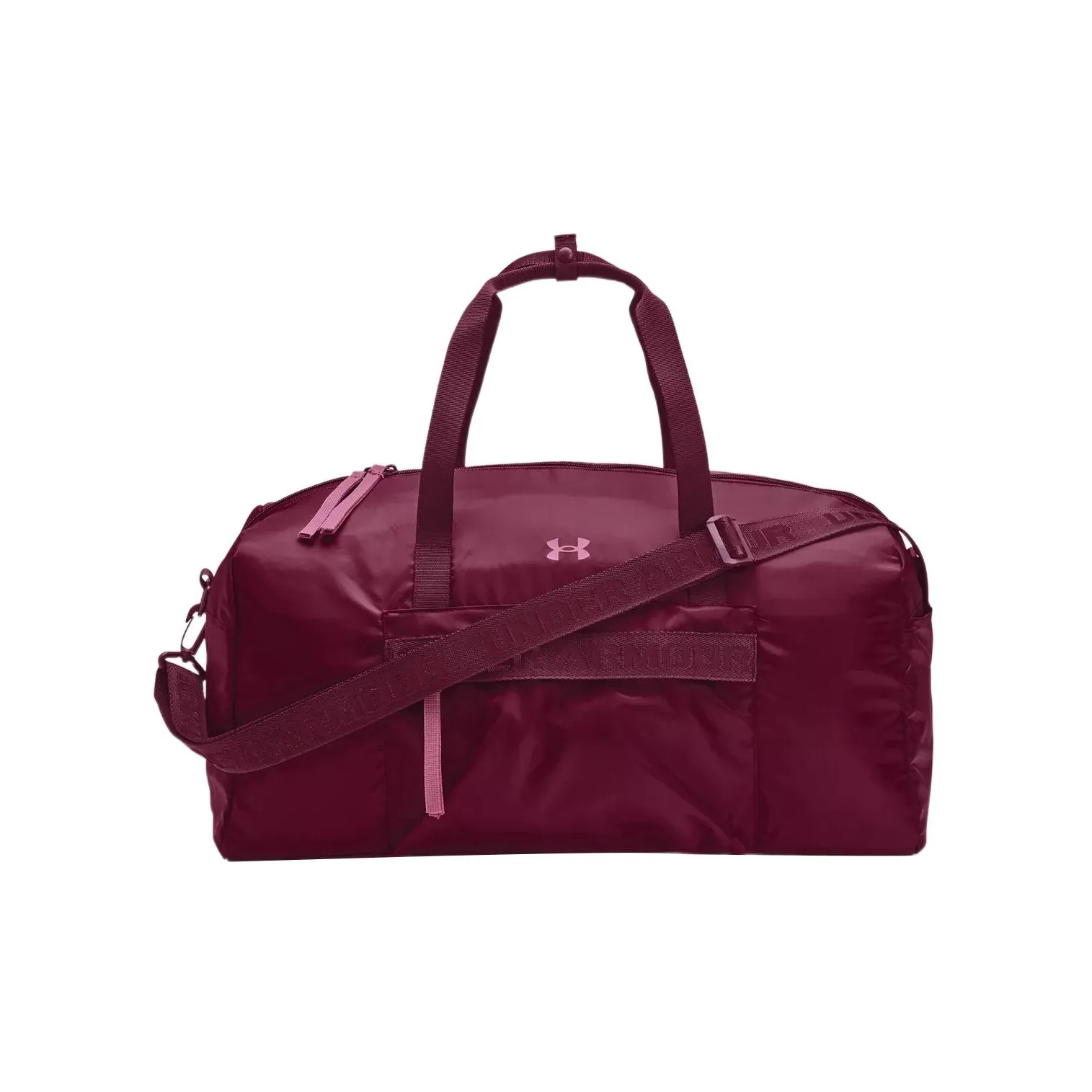 Under Armour Polyester Shoulder Bag Crossbody Bag Handbags Gym Bags Large Size Women's Deep Cherry Red