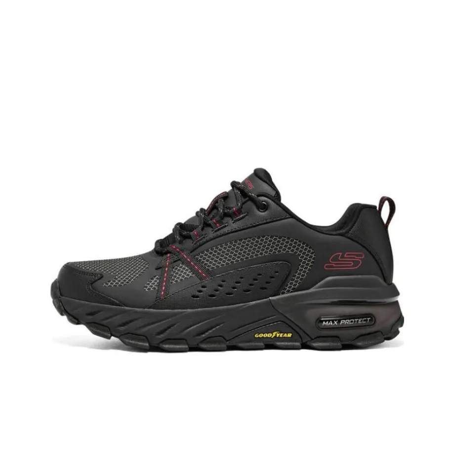 Skechers Outdoor Низкий Топ Casual Мужской Черный Красный