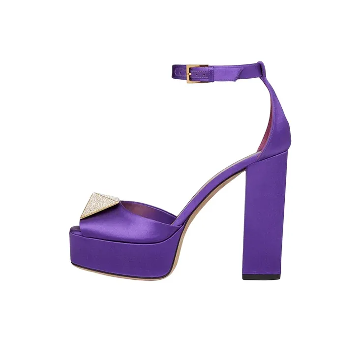 Valentino Garavani One Stud Pumps Purple Women's