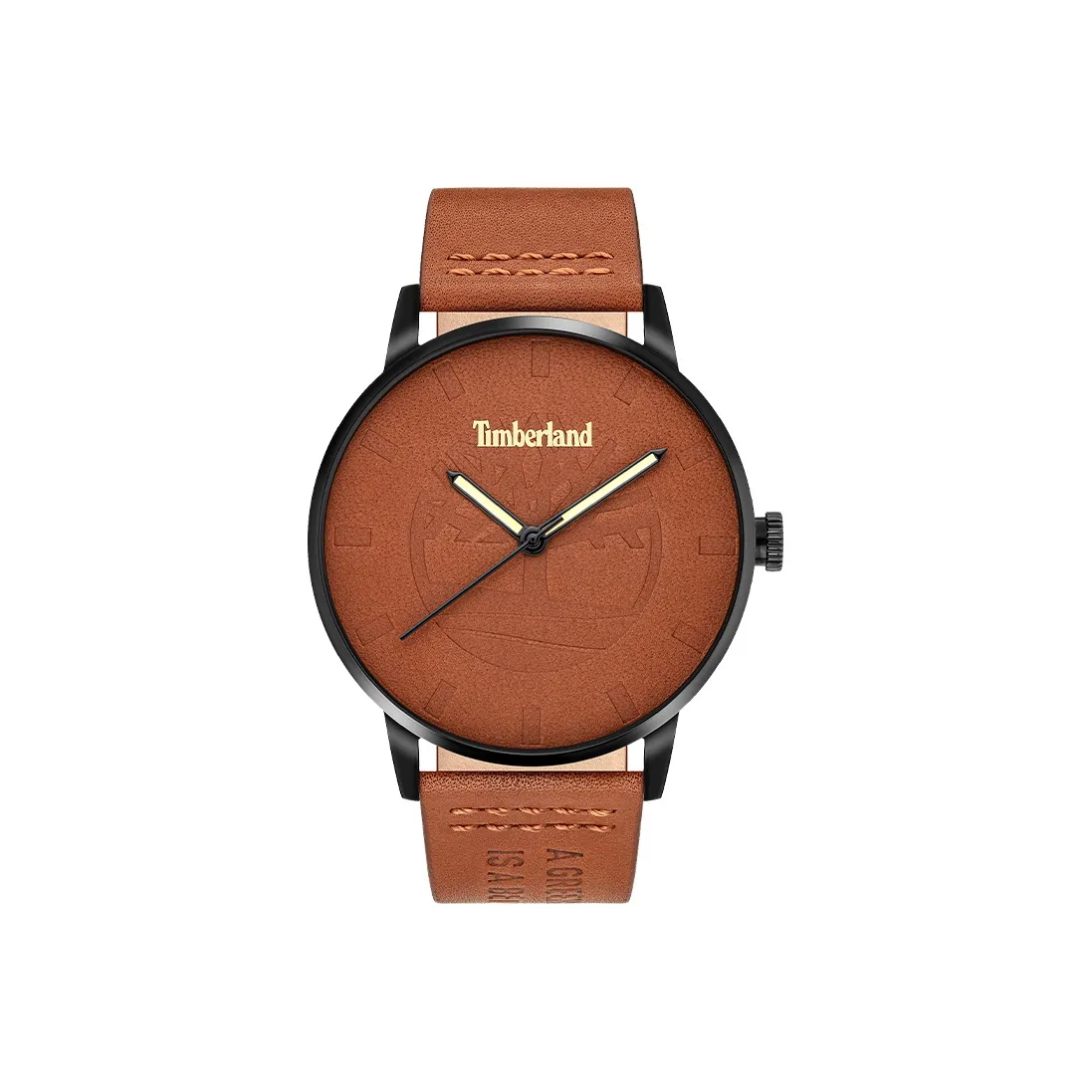 Timberland Raycroft Collection Мужские часы Кварцевый механизм Кожаный ремешок 44 мм Красный циферблат Часы