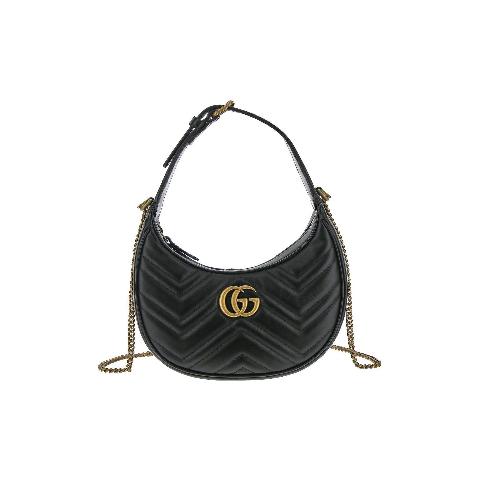 ショルダーバッグ・ポシェット GUCCI Women Shoulder Bags 764191AACZA1000 BLACK WMNS) Gucci Horsebit Chain Small Shoulder Bag 'Black' 764339