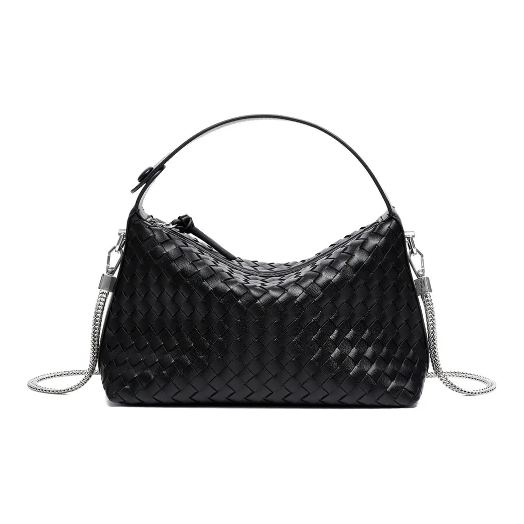 ST SAT Сумка через плечо из коровьей кожи сумка плетеная сумка большая женская экрю