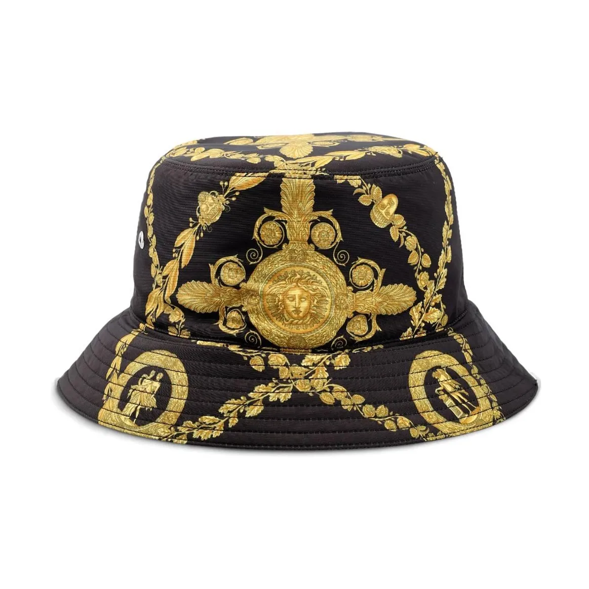 VERSACE Bucket Hats Men's Black/Gold
