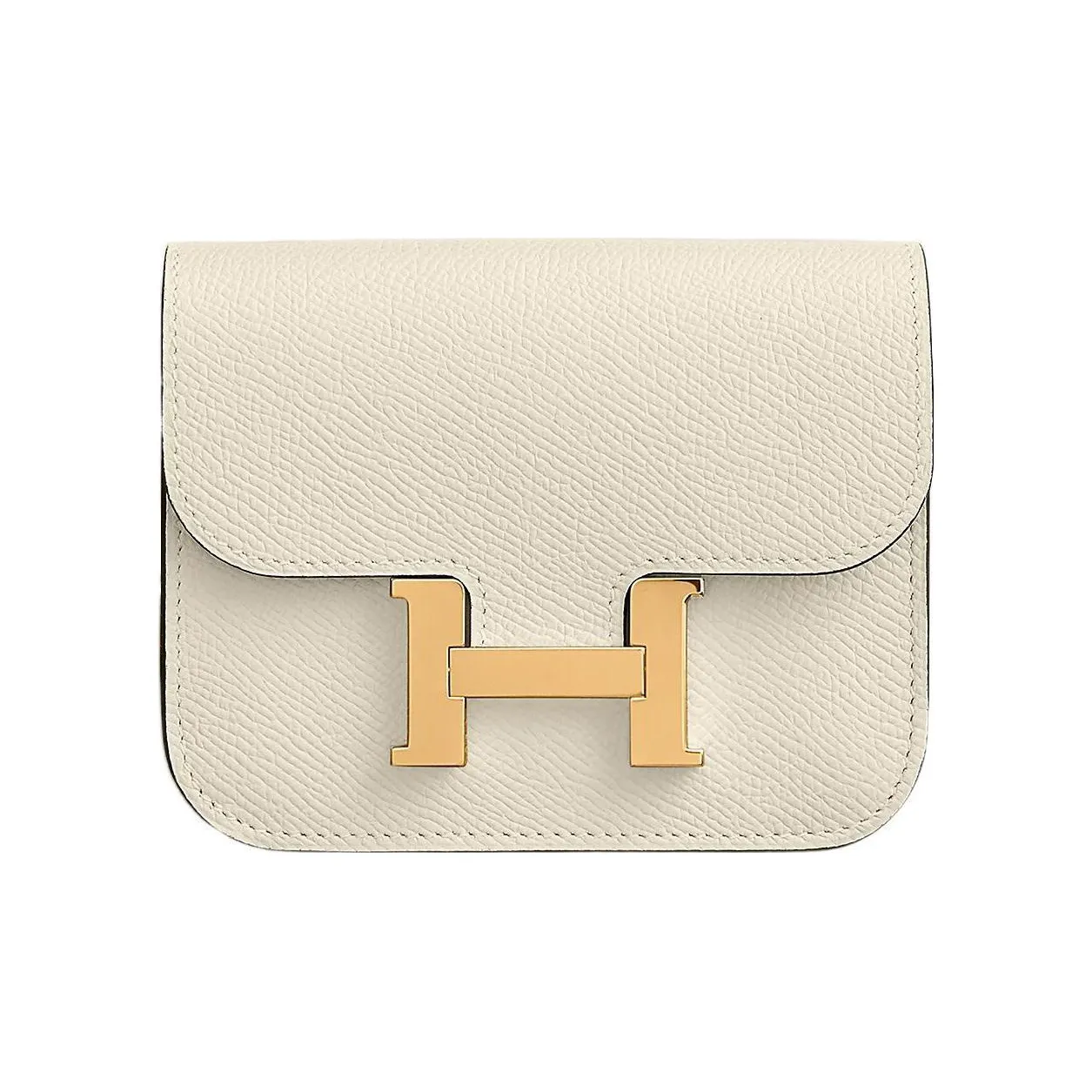 HERMES Constance Slim Epsom Calfskin Wallet, Card Holder, Fanny Pack, Crossbody Bag Regular Women's