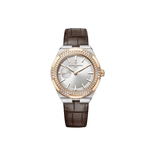 Vacheron Constantin Автоматический Механический Movement Женские Часы Longitudinal and Lateral Collection OVERSEAS 37 мм Серебряные