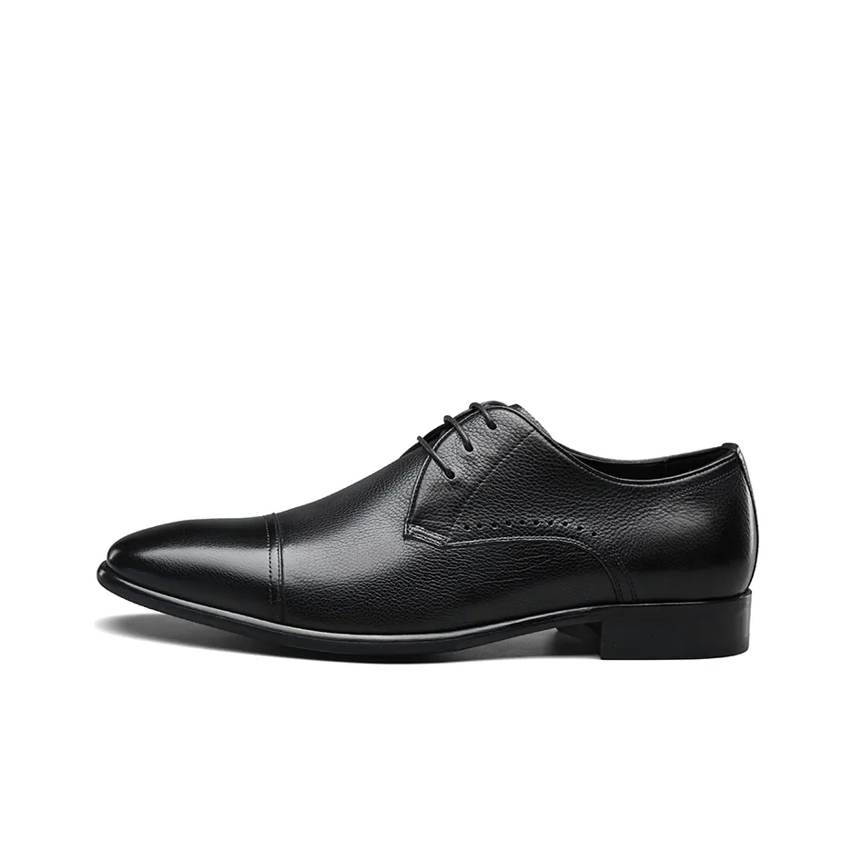 YEARCON Dress Shoes Men's Low Top Black