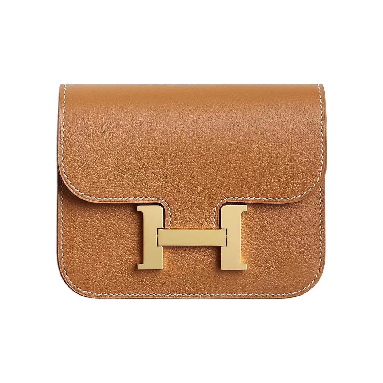 HERMES Constance Slim Wallet Gold Fanny Belt Bag Pouch