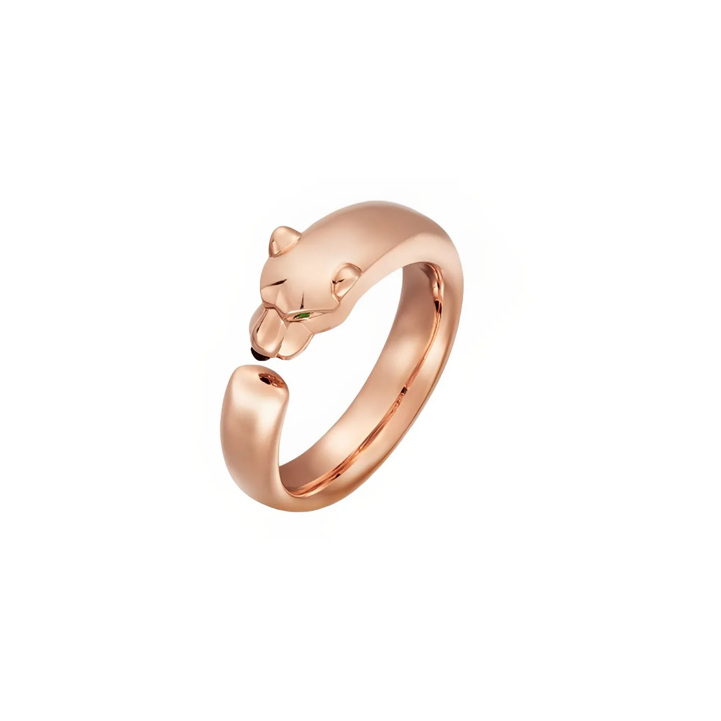 CARTIER 18K Rose Gold Rings Unisex Rose Gold